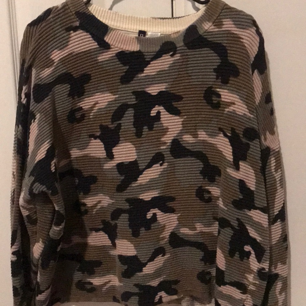 H&M army sweater